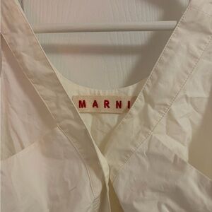 Marni Ivory Cotton Top